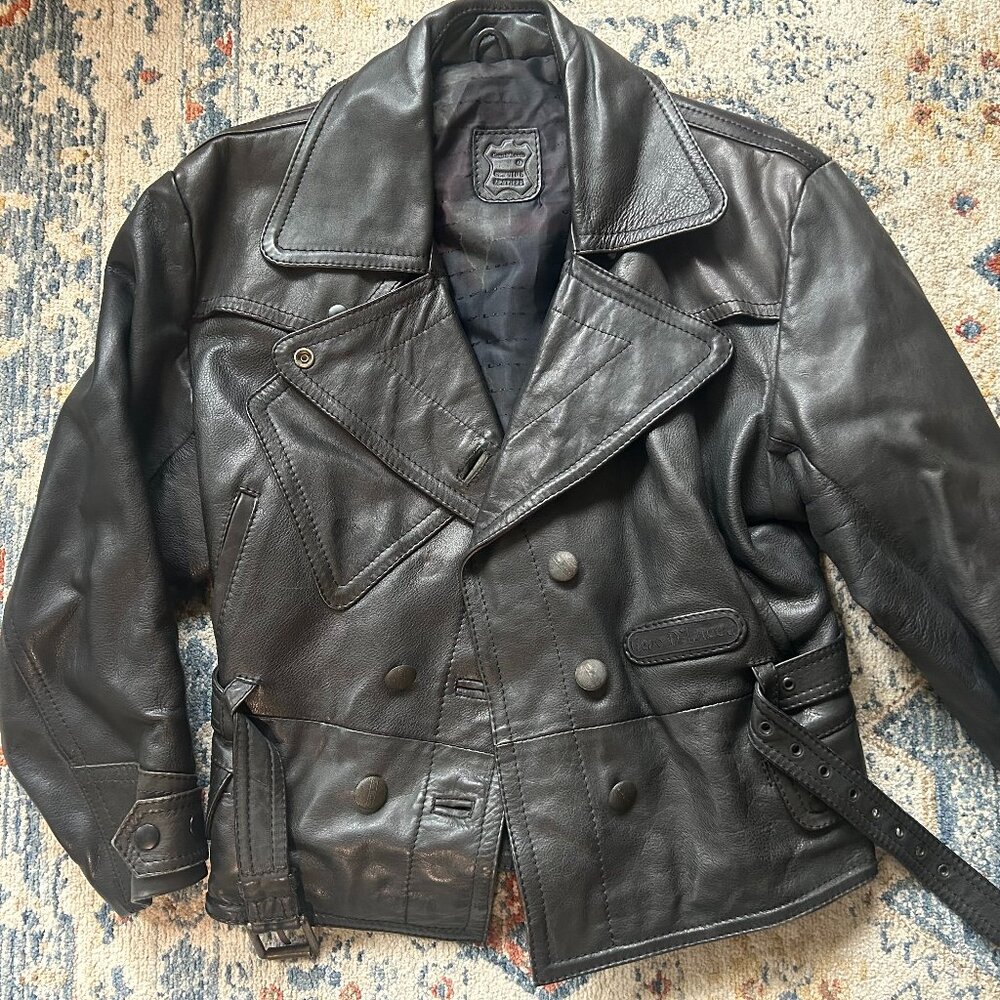 Vintage Geno D’Lucca Women's Motorcycle Leather Jacket